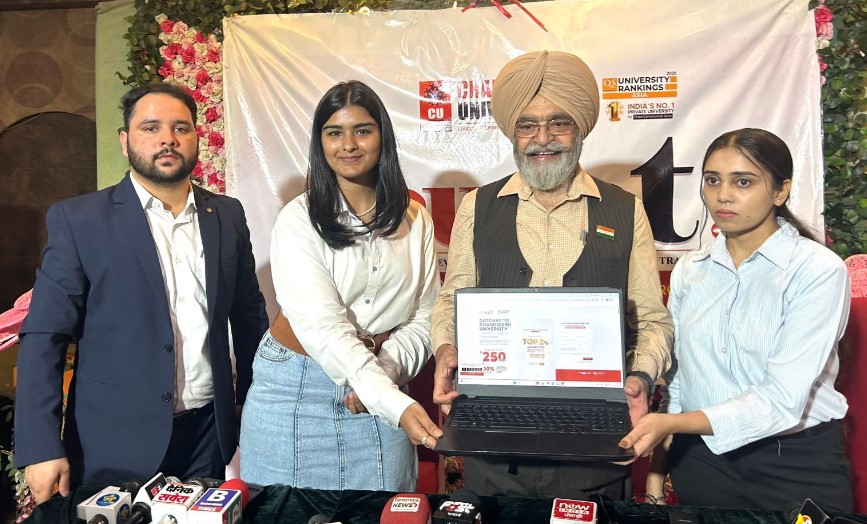ਚੰਡੀਗੜ੍ਹ ਯੂਨੀਵਰਸਿਟੀ ਦੇ ਵਿਦਿਆਰਥੀਆਂ ਨੇ ਗੱਡੇ ਸਫ਼ਲਤਾ