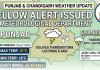 Punjab & Chandigarh Weather Update: ਪੰਜਾਬ ਅਤੇ ਚੰਡੀਗੜ੍ਹ ਵਿੱਚ ਮੌਸਮ ਵਿਭਾਗ ਵੱਲੋਂ Yellow Alert ਜਾਰੀ