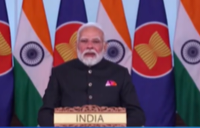 ਪ੍ਰਧਾਨ ਮੰਤਰੀ ਨਰਿੰਦਰ ਮੋਦੀ ਨੇ ਆਸੀਆਨ ਦੇ ਨਾਲ ਭਾਰਤ ਦੇ ਮੁੱਤ ਸਮੰਧਾਂ ਨੂੰ ‘ਐਕਟ ਈਸਟ’ ਨੀਤੀ ਦਾ ਅਹੰਮ ਥੰਮ੍ਹ ਕਰਾਰ ਦਿੱਤਾ 