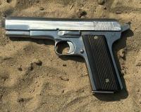 ਜਿਊਲਰੀ ਸਟੋਰ ਗੋਲੀ ਕਾਂਡ: ਹੁਸਿ਼ਆਰਪੁਰ ਵਿੱਚ ਸੰਖੇਪ ਮੁਕਾਬਲੇ  ਤੋਂ ਬਾਅਦ ਪਿਉ- ਪੁੱਤ ਗ੍ਰਿਫ਼ਤਾਰ ; ਪਿਸਤੌਲ ਬਰਾਮਦ