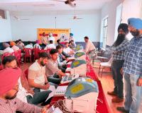 ਤਰਨ ਤਾਰਨ ਉਪ ਚੋਣ ਦੇ ਮੱਦੇਨਜ਼ਰ ਪੋਲਿੰਗ ਸਟਾਫ਼ ਦੀ ਰਿਹਰਸਲ ਹੋਈ