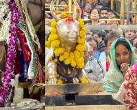 ਕ੍ਰਿਕਟਰ ਦੀਪਤੀ ਸ਼ਰਮਾ ਉਜੈਨ ਦੇ ਪ੍ਰਸਿੱਧ ਮਹਾਕਾਲੇਸ਼ਵਰ ਮੰਦਰ ਪੁੱਜੀਆਂ ਅਤੇ ਉਥੇ ਆਪਣੀ ਭਗਤੀ ਪ੍ਰਗਟਾਉਂਦੇ ਹੋਏ ਭਸਮ ਆਰਤੀ ਵਿੱਚ ਹਿੱਸਾ ਲਿਆ