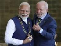 ਪ੍ਰਧਾਨ ਮੰਤਰੀ ਨਰਿੰਦਰ ਮੋਦੀ ਨੇ ਹਾਲ ਹੀ ਵਿੱਚ ਦੁਵੱਲੇ ਸਬੰਧਾਂ ਨੂੰ ਮਜ਼ਬੂਤ ​​ਕਰਨ ਲਈ ਬ੍ਰਾਜ਼ੀਲ ਦੇ ਰਾਸ਼ਟਰਪਤੀ ਲੁਈਜ਼ ਇਨਾਸੀਓ ਲੂਲਾ ਡਾ ਸਿਲਵਾ ਨਾਲ ਫ਼ੋਨ 'ਤੇ ਗੱਲਬਾਤ ਕੀਤੀ