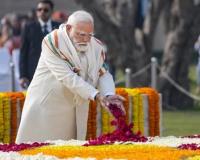 ਮਹਾਤਮਾ ਗਾਂਧੀ ਦੀ ਬਰਸੀ 'ਤੇ ਪ੍ਰਧਾਨ ਮੰਤਰੀ ਨਰਿੰਦਰ ਮੋਦੀ ਸਮੇਤ ਕਈ ਸ਼ਖ਼ਸੀਅਤਾਂ ਨੇ ਦਿੱਤੀ ਸ਼ਰਧਾਂਜਲੀ