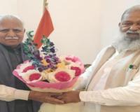 ਹਰਿਆਣਾ ਦੇ ਊਰਜਾ ਮੰਤਰੀ ਅਨਿਲ ਵਿਜ ਨੇ ਅੱਜ ਨਵੀਂ ਦਿੱਲੀ ਵਿੱਚ ਕੇਂਦਰੀ ਊਰਜਾ ਅਤੇ ਰਿਹਾਇਸ਼ ਅਤੇ ਸ਼ਹਿਰੀ ਮਾਮਲਿਆਂ ਦੇ ਮੰਤਰੀ ਮਨੋਹਰ ਲਾਲ ਨਾਲ ਸ਼ਿਸ਼ਟਾਚਾਰ ਮੁਲਾਕਾਤ ਕੀਤੀ