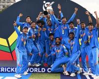 ਭਾਰਤੀ ਟੀਮ ਨੇ ਛੇਵਾਂ ਅੰਡਰ-19 ਵਰਲਡ ਕੱਪ ਜਿੱਤਿਆ, ਇੰਗਲੈਂਡ ਨੂੰ 100 ਦੌੜਾਂ ਨਾਲ ਹਰਾਇਆ