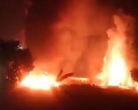 ਫਰੀਦਾਬਾਦ ਦੇ ਸੈਕਟਰ 24 ਵਿੱਚ ਇੱਕ ਧਾਤ ਦੀ ਚਾਦਰ ਕੱਟਣ ਵਾਲੀ ਫੈਕਟਰੀ ਵਿੱਚ ਲੱਗੀ ਅੱਗ