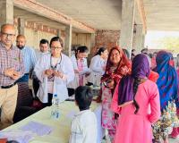 ਦੂਸ਼ਿਤ ਪਾਣੀ ਕਰਕੇ ਫੈਲੀ ਬਿਮਾਰੀ ਤੋਂ ਬਚਾਅ ਲਈ ਲਗਾਇਆ ਮੈਡੀਕਲ ਕੈਂਪ 