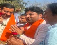 ਧਰਮਿੰਦਰ ਤੰਵਰ ਨੇ ਵਿਕਸਤ ਸੋਹਨਾ-ਤਾਵਡੂ ਮੈਗਾ ਰੈਲੀ ਵਿੱਚ ਪਹੁੰਚੇ ਮੁੱਖ ਮੰਤਰੀ ਹਰਿਆਣਾ ਨਾਇਬ ਸਿੰਘ ਸੈਣੀ ਦਾ ਸਵਾਗਤ ਕੀਤਾ 