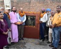 ਕੈਬਨਿਟ ਮੰਤਰੀ ਮੋਹਿੰਦਰ ਭਗਤ ਨੇ ਸਾਈਂ ਕਲੋਨੀ ’ਚ ਗਲੀਆਂ ਦੇ ਨਿਰਮਾਣ ਦੇ ਕਾਰਜ ਦਾ ਨੀਂਹ ਪੱਥਰ ਰੱਖਿਆ