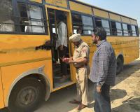 ਸੇਫ ਸਕੂਲ ਵਾਹਨ ਪਾਲਿਸੀ ਤਹਿਤ ਸਕੂਲ ਬੱਸਾਂ ਦੀ ਚੈਕਿੰਗ; 6 ਚਲਾਨ ਕੱਟੇ