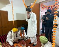 ਸਪੀਕਰ ਸ ਸੰਧਵਾਂ ਵੱਲੋਂ ਭੋਗ, ਅੰਤਿਮ ਅਰਦਾਸ ਅਤੇ ਅਖੰਡ ਪਾਠ ਸਾਹਿਬ ਦੇ ਭੋਗ ਵਿੱਚ ਸ਼ਮੂਲੀਅਤ