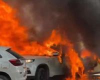 ਕਰਨਾਲ: ਕਲੱਬ ਮਾਰਕੀਟ ਨੇੜੇ ਦੋ ਵਾਹਨ ਸੜ ਕੇ ਸੁਆਹ