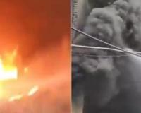 ਦਿੱਲੀ ਫੈਕਟਰੀ ਵਿੱਚ ਲੱਗੀ ਭਿਆਨਕ ਅੱਗ,ਪੂਰੀ ਇਮਾਰਤ ਧੂੰਏਂ ਵਿੱਚ ਘਿਰ ਗਈ