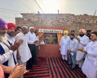 ਕੈਬਨਿਟ ਮੰਤਰੀ  ਸ. ਖੁੱਡੀਆਂ ਨੇ 3.19  ਕਰੋੜ ਦੀ ਲਾਗਤ ਨਾਲ ਤਿਆਰ ਹੋਣ ਵਾਲੇ ਪੱਕੇ ਖਾਲਿਆ ਦਾ ਰੱਖਿਆ ਨੀਂਹ ਪੱਥਰ