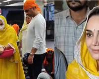 ਬਾਲੀਵੁੱਡ ਦੀ ਮਸ਼ਹੂਰ ਅਦਾਕਾਰਾ ਪ੍ਰੀਤੀ ਜ਼ਿੰਟਾ ਹਾਲ ਹੀ ਵਿੱਚ ਅੰਮ੍ਰਿਤਸਰ ਦੇ ਸੱਚਖੰਡ ਸ੍ਰੀ ਹਰਿਮੰਦਰ ਸਾਹਿਬ ਜੀ ਵਿਖੇ ਨਤਮਸਤਕ ਹੋਈ