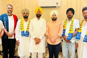 BJP ਦੇ BC Wing ਦੇ ਸਰਕਲ ਮੂਲੇਪੁਰ ਪ੍ਰਧਾਨ ਪੁਨੀਤ ਬਾਵਾ ਸਾਥੀਆਂ ਸਮੇਤ ਸ਼ਾਮਿਲ ਹੋਏ Aam Aadmi Party ਵਿੱਚ