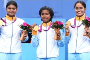 ਤੀਰਅੰਦਾਜ਼ੀ ਵਿਸ਼ਵ ਕੱਪ 'ਚ ਭਾਰਤੀ ਟੀਮ ਨੇ ਸ਼ਾਨਦਾਰ ਪ੍ਰਦਰਸ਼ਨ ਕਰਦੇ ਹੋਏ ਸੋਨ ਤਮਗਾ ਜਿੱਤਿਆ