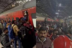 ਪ੍ਰਯਾਗਰਾਜ ਜਾਣ ਵਾਲੀਆਂ ਟਰੇਨਾਂ 'ਚ ਭੀੜ ਹੋਣ ਕਾਰਨ ਨਵੀਂ ਦਿੱਲੀ ਰੇਲਵੇ ਸਟੇਸ਼ਨ 'ਤੇ ਭਗਦੜ ਮਚ ਗਈ