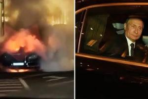  ਰੂਸ ਦੇ ਰਾਸ਼ਟਰਪਤੀ ਵਲਾਦੀਮੀਰ ਪੁਤਿਨ ਦੇ ਕਾਫ਼ਲੇ ਦੀ ਲਗਜ਼ਰੀ ਕਾਰ ‘ਚ ਧਮਾਕਾ ਹੋਇਆ 