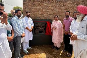 ਕੈਬਨਿਟ ਮੰਤਰੀ ਨੇ ਲੱਗਭਗ 4.80 ਕਰੋੜ ਰੁਪਏ ਦੀ ਲਾਗਤ ਨਾਲ ਮੁੜ ਤਿਆਰ ਹੋਣ ਵਾਲੇ ਪੱਕੇ ਖਾਲਿਆਂ ਦਾ ਕੀਤਾ ਉਦਘਾਟਨ