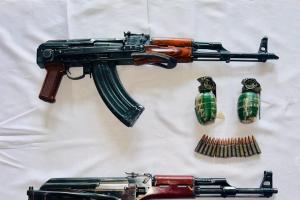 ਪਾਕ-ਆਈ.ਐਸ.ਆਈ. ਹਮਾਇਤ ਪ੍ਰਾਪਤ ਬੀ.ਕੇ.ਆਈ. ਦੀ ਅੱਤਵਾਦੀ ਸਾਜ਼ਿਸ਼ ਨੂੰ ਕੀਤਾ ਨਾਕਾਮ  ਗੁਰਦਾਸਪੁਰ ਤੋਂ ਦੋ ਏਕੇ-47 ਰਾਈਫਲਾਂ, ਦੋ ਗ੍ਰਨੇਡ ਬਰਾਮਦ