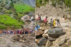  ਜੰਮੂ-ਕਸ਼ਮੀਰ ਦੇ ਕਿਸ਼ਤਵਾੜ ਜ਼ਿਲ੍ਹੇ ਦੇ ਮਛੈਲ ਮਾਤਾ ਮੰਦਰ ਵਿੱਚ ਵੀਰਵਾਰ ਨੂੰ ਬੱਦਲ ਫਟਣ ਕਾਰਨ 46 ਲੋਕਾਂ ਦੀ ਮੌਤ ਹੋ ਗਈ 