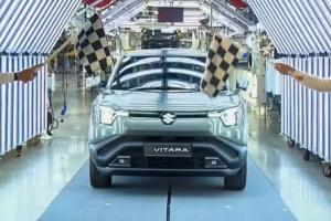 ਮਾਰੂਤੀ ਸੁਜ਼ੂਕੀ ਦੀ ਪਹਿਲੀ ਇਲੈਕਟ੍ਰਿਕ ਕਾਰ ਮਾਰੂਤੀ ਸੁਜ਼ੂਕੀ ਈ-ਵਿਟਾਰਾ ਭਾਰਤ ਵਿੱਚ ਲਾਂਚ