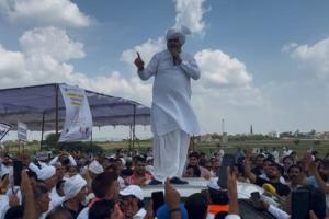 ਪੇਂਡੂ ਖੇਤਰ ਵਿੱਚ UER-2 'ਤੇ ਪ੍ਰਸਤਾਵਿਤ ਟੋਲ ਟੈਕਸ ਦੇ ਵਿਰੁੱਧ ਪਾਲਮ 360 ਖਾਪ ਦੇ ਬੈਨਰ ਹੇਠ ਸ਼ਨੀਵਾਰ ਨੂੰ ਇੱਕ ਮਹਾਂਪੰਚਾਇਤ ਦਾ ਆਯੋਜਨ ਕੀਤਾ ਗਿਆ