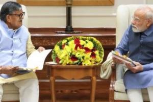 ਪੰਜਾਬ ਦੇ ਰਾਜਪਾਲ ਗੁਲਾਬ ਚੰਦ ਕਟਾਰੀਆ ਨੇ ਅੱਜ ਦੇਸ਼ ਦੇ ਪ੍ਰਧਾਨ ਮੰਤਰੀ ਨਰਿੰਦਰ ਮੋਦੀ ਨਾਲ ਮੁਲਾਕਾਤ ਕੀਤੀ