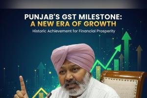 ਪੰਜਾਬ ਨੇ ਤਾਕਤ ਦੀ ਮਿਸਾਲ ਕੀਤੀ ਕਾਇਮ : ਮਾਨ ਸਰਕਾਰ ਦੇ ਵਿੱਤੀ ਤੌਰ 'ਤੇ ਕੁਸ਼ਲ ਪ੍ਰਬੰਧਨ ਨੇ ਜੀਐਸਟੀ ਸੰਗ੍ਰਹਿ ਵਿੱਚ ਕੀਤਾ ਇਤਿਹਾਸਕ ਵਾਧਾ 