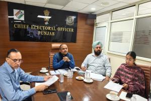 ਤਰਨ ਤਾਰਨ ਜ਼ਿਮਨੀ ਚੋਣ: 11 ਨਵੰਬਰ ਨੂੰ ਵੋਟਾਂ ਤੋਂ ਪਹਿਲਾਂ ਮੁੱਖ ਚੋਣ ਅਧਿਕਾਰੀ ਵੱਲੋਂ ਜ਼ਿਲ੍ਹਾ ਅਧਿਕਾਰੀਆਂ ਨਾਲ ਫਾਈਨਲ ਸਮੀਖਿਆ ਮੀਟੰਗ