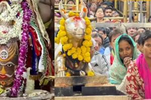 ਕ੍ਰਿਕਟਰ ਦੀਪਤੀ ਸ਼ਰਮਾ ਉਜੈਨ ਦੇ ਪ੍ਰਸਿੱਧ ਮਹਾਕਾਲੇਸ਼ਵਰ ਮੰਦਰ ਪੁੱਜੀਆਂ ਅਤੇ ਉਥੇ ਆਪਣੀ ਭਗਤੀ ਪ੍ਰਗਟਾਉਂਦੇ ਹੋਏ ਭਸਮ ਆਰਤੀ ਵਿੱਚ ਹਿੱਸਾ ਲਿਆ