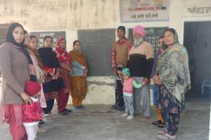 ਆਂਗਣਵਾੜੀ ਕੇਂਦਰਾਂ ਵਿਖੇ ਬੱਚਿਆਂ ਦੀ ਮੁੱਢਲੀ ਸਿੱਖਿਆ ਅਤੇ ਦੇਖਭਾਲ ਦਿਵਸ ਮਨਾਇਆ ਗਿਆ 