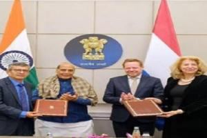 ਭਾਰਤ-ਨੀਦਰਲੈਂਡ ਰੱਖਿਆ ਸਬੰਧਾਂ ਨੇ ਸਾਂਝੀ ਰਣਨੀਤੀ ਅਤੇ ਰੱਖਿਆ ਉਦਯੋਗ ਸਹਿਯੋਗ ਦੇ ਮਹੱਤਵਪੂਰਨ ਫੈਸਲਿਆਂ ਨਾਲ ਇੱਕ ਨਵੀਂ ਦਿਸ਼ਾ ਲਈ ਹੈ