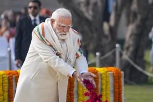 ਮਹਾਤਮਾ ਗਾਂਧੀ ਦੀ ਬਰਸੀ 'ਤੇ ਪ੍ਰਧਾਨ ਮੰਤਰੀ ਨਰਿੰਦਰ ਮੋਦੀ ਸਮੇਤ ਕਈ ਸ਼ਖ਼ਸੀਅਤਾਂ ਨੇ ਦਿੱਤੀ ਸ਼ਰਧਾਂਜਲੀ