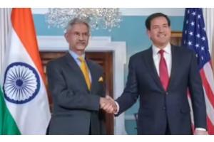  ਭਾਰਤ ਦੇ ਵਿਦੇਸ਼ ਮੰਤਰੀ ਐਸ. ਜੈਸ਼ੰਕਰ ਨੇ ਵਾਸ਼ਿੰਗਟਨ, ਡੀ.ਸੀ. ਵਿੱਚ ਅਮਰੀਕੀ ਵਿਦੇਸ਼ ਮੰਤਰੀ ਮਾਰਕੋ ਰੂਬੀਓ ਨਾਲ ਮੁਲਾਕਾਤ ਕੀਤੀ