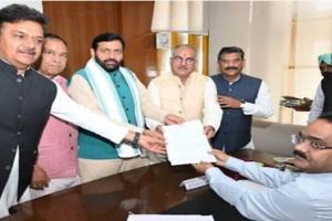 Haryana Rajya Sabha Elections: ਭਾਜਪਾ ਉਮੀਦਵਾਰ ਸੰਜੇ ਭਾਟੀਆ ਨੇ ਨਾਮਜ਼ਦਗੀ ਪੱਤਰ ਦਾਖਲ ਕੀਤਾ, ਸੀਐਮ ਸੈਣੀ ਅਤੇ ਬਰੋਲੀ ਮੌਜੂਦ ਸਨ