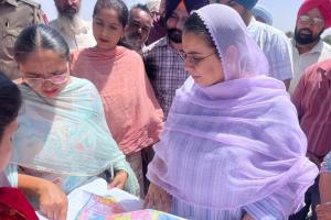 ਵਿਧਾਇਕਾ ਸੰਗਰੂਰ ਨਰਿੰਦਰ ਕੌਰ ਭਰਾਜ ਵੱਲੋਂ ਪਿੰਡ ਬਾਸੀਅਰਕ ਅਤੇ ਝਨੇੜੀ ਨੂੰ ਨਹਿਰੀ ਪਾਣੀ ਦੀ ਸਹੂਲਤ ਨਾਲ ਜੋੜਨ ਲਈ ਅੰਡਰਗਰਾਊਂਡ ਪਾਈਪਲਾਈਨ ਦੇ ਕੰਮ ਦੀ ਸ਼ੁਰੂਆਤ