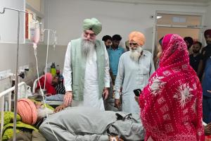 ਸਪੀਕਰ  ਸੰਧਵਾਂ ਨੇ ਜਸਕਰਨ ਸਿੰਘ ਅਤੇ ਜਸਵਿੰਦਰ ਸਿੰਘ ਤੇ ਦੀ ਅੰਤਿਮ ਅਰਦਾਸ ਮੌਕੇ ਸ਼ਰਧਾਂਜਲੀ ਭੇਟ ਕੀਤੀ