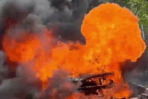 ਚੰਡੀਗੜ੍ਹ ਵਿੱਚ ਇੱਕ ਚੱਲਦੀ BMW ਕਾਰ ਨੂੰ ਅੱਗ ਲੱਗ ਗਈ 