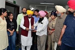 ਮੁੱਖ ਮੰਤਰੀ ਭਗਵੰਤ ਸਿੰਘ ਮਾਨ ਵੱਲੋਂ ਬਠਿੰਡਾ ਦੇ ਐਡਵਾਂਸਡ ਕੈਂਸਰ ਇੰਸਟੀਚਿਊਟ ਦਾ ਅਚਨਚੇਤ ਦੌਰਾ, ਸਹੂਲਤਾਂ ਅਤੇ ਮਰੀਜ਼ਾਂ ਦੀ ਦੇਖਭਾਲ ਦਾ ਜਾਇਜ਼ਾ ਲਿਆ