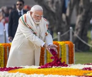 ਮਹਾਤਮਾ ਗਾਂਧੀ ਦੀ ਬਰਸੀ 'ਤੇ ਪ੍ਰਧਾਨ ਮੰਤਰੀ ਨਰਿੰਦਰ ਮੋਦੀ ਸਮੇਤ ਕਈ ਸ਼ਖ਼ਸੀਅਤਾਂ ਨੇ ਦਿੱਤੀ ਸ਼ਰਧਾਂਜਲੀ